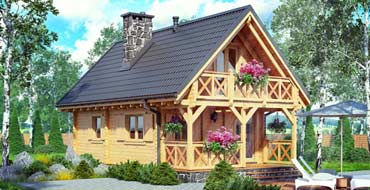 Haus aus Holz