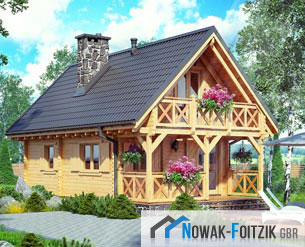 Haus aus Holz, Modell Dawid